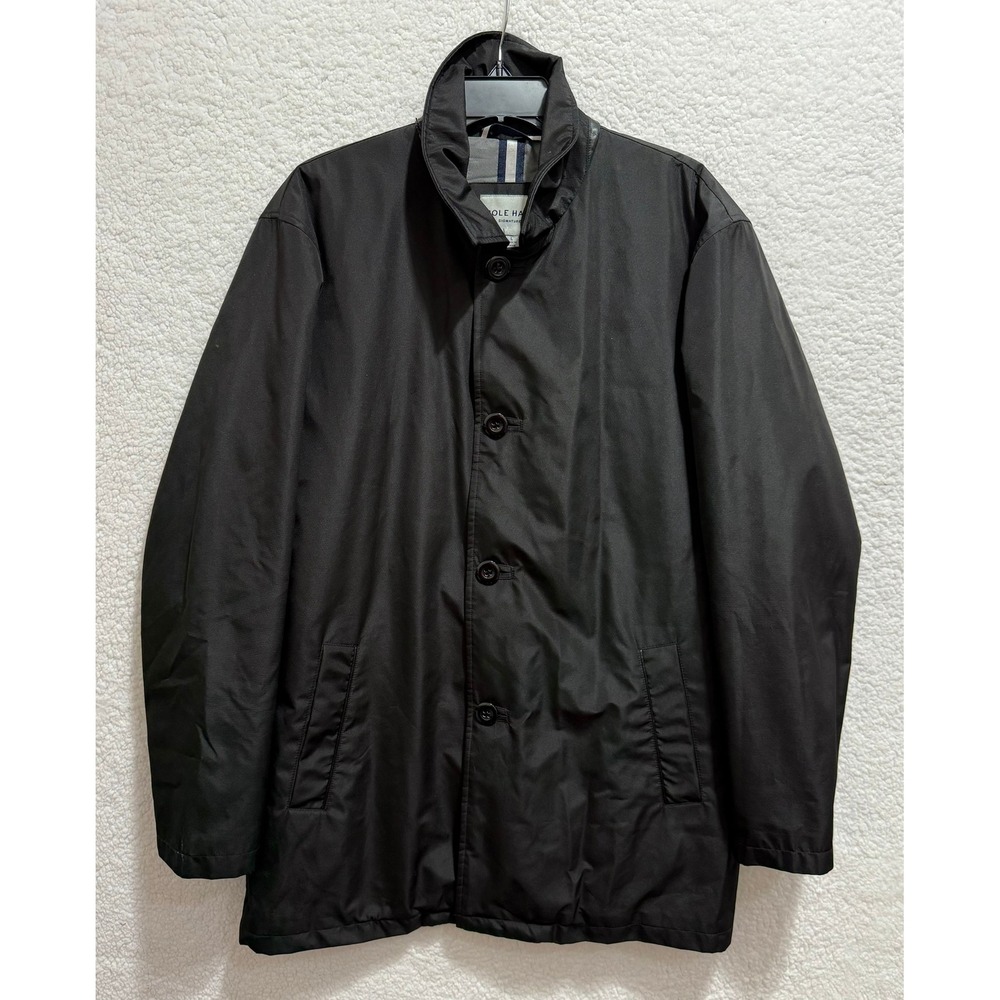 Cole Haan Signature‎ Men Black Button Front Jacket L